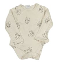 Bílé žebrované body s Minnie a Daisy Disney