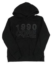 Černá mikina s nápisem a kapucí Jack & Jones