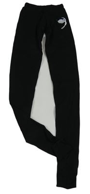 Černé sportovní/baletní legíny s potiskem 