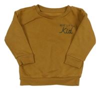 Hnědá mikina s nápisem Primark