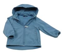 Modrá softshellová bunda s kapucí Name it
