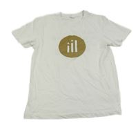 Bílé lehké tričko s potiskem 