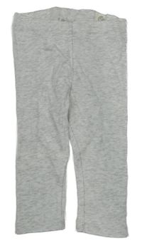 Šedé žebrované legíny H&M