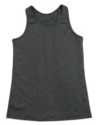 Tmavošedý sportovní top 