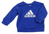 Modrá mikina s logem Adidas