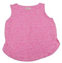 Neonově růžový melírovaný top H&M