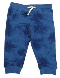 Tmavomodré batikované tepláky F&F