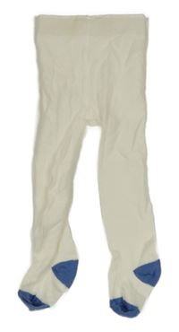 Bílo-modré punčocháče M&S