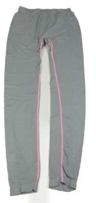 Šedo-růžové funkční kalhoty Pocopiano