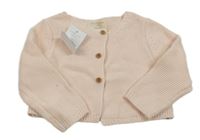 Nové - Světlerůžový propínací crop svetr Primark