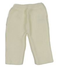 Smetanové úpletové tepláky Kiabi 