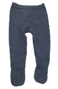 Tmavomodré úpletové polodupky Primark