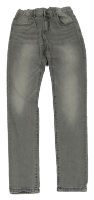 Světlešedé skinny rifle Zara