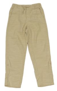 Pískové teplákové loose fit kalhoty H&M