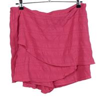 Dámská tmavorůžová skort sukně Shein 