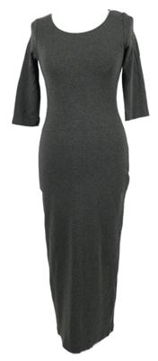 Dámské tmavošedé pouzdrové midi šaty Esprit 