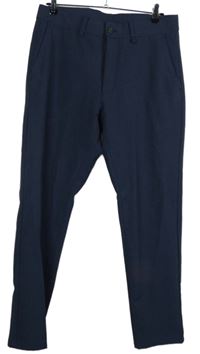 Pánské tmavomodré kalhoty vel. 32