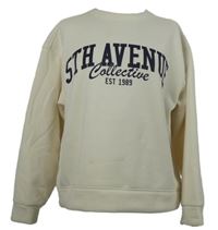 Dámská smetanová mikina s nápisem F&F