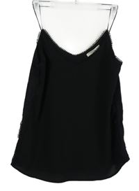 Dámský černý top s krajkou Vera&Lucy 