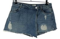 Dámská světlemodrá skort riflová sukně s prošoupáním Only 