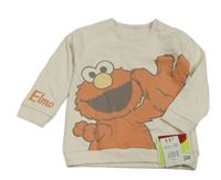 Nové- Světlebéžová mikina s Elmo George