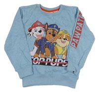 Světlemodrá mikina s Paw Patrol Nickelodeon