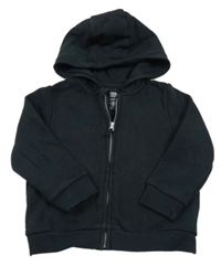 Černá propínací mikina s kapucí F&F