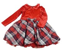 Červeno-kárované šaty Dunnes