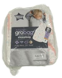 Nové - Bílý květinový podšitý spací pytel se zvířátky 