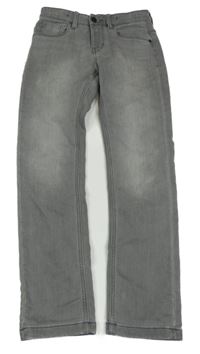 Šedé teplákové slim rifle C&A