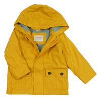 Žlutá nepromokavá jarní bunda s kapucí John Lewis