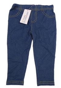 Nové - tmavomodré tregíny riflového vzhledu YD