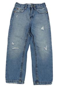 Modré rifle s prošoupáním Zara