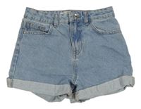 Světlemodré riflové kraťasy Denim Co.