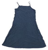 Tmavomodrošedé lehké šaty H&M
