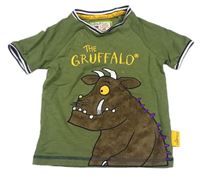 Olivové tričko s Gruffalem Tu