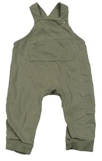 Khaki laclové tepláky s klokankou H&M