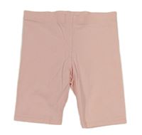 Světlerůžové elastické kraťasy 