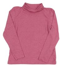 Růžové funkční sportovní triko s rolákem Crane