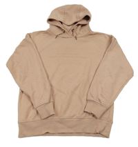 Starorůžová crop mikina s nápisem a kapucí Yigga