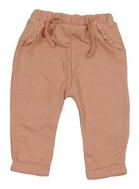 Starorůžové tepláky s volánky Matalan