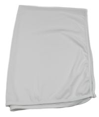 Bílá vzorovaná deka 