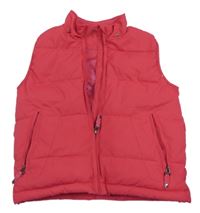 Fuchsiová šusťáková zateplená vesta Switcher 