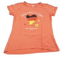 Oranžová fotbalová tunika Deutschland 