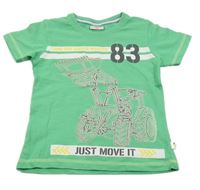 Zelené tričko s bagrem Salt and Pepper