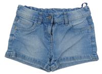 Modré riflové kraťasy C&A