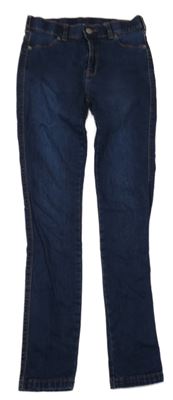 Tmavomodré slim rifle DRDenim