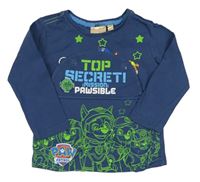Tmavomodrošedé triko s PAW PATROL nickelodeon