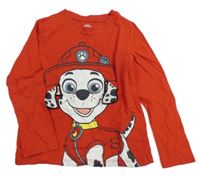 Červené triko s PAW PATROL - Marshall C&A
