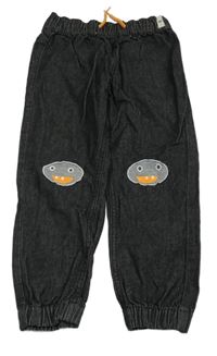 Černé cuff rifle s příšerkami 